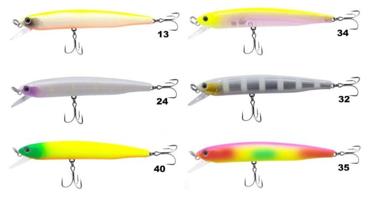 Kendo Black Bass Minnow 95F 7,5 gr Sahte Balık - Görsel 2