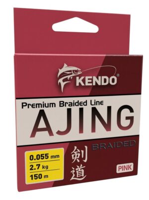 Kendo Ajing Premium Braided Line Pink 150m Örgü İp