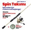 Okuma Outrax 4000 Combo Spin 8'0 243cm 10-35gr Makine Kamış İp Misina Set