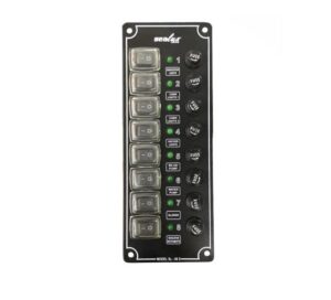 Sealux Switch Panel İzoleli Dikey 8 li 80x225 mm