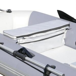 Şişme Bot Gri Oturma Tahtası Minderi Çantalı 80cm