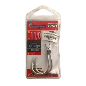 Monster Fish Jig ve Orkinos İğnesi 11/0 Pakette 2 adet
