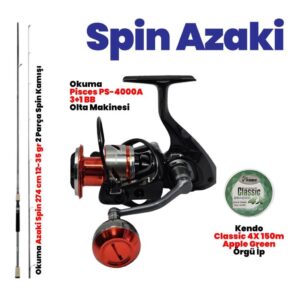 Okuma Azaki Spin 274 cm Okuma Pisces 40 Makine Spin Set