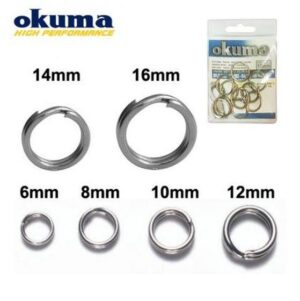 Okuma Split Ring Salt Water 16 mm 40Kg Çekerli