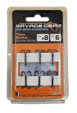 Savage gear Twin Spike Double Hook BLN 6 Adet