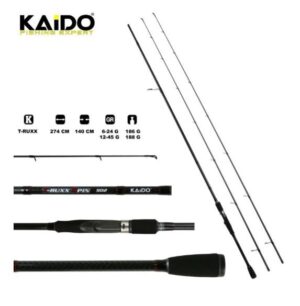 Kaido T-Ruxx 270 cm Çift Uçlu Spin Kamışı (6-24/12-45gr)