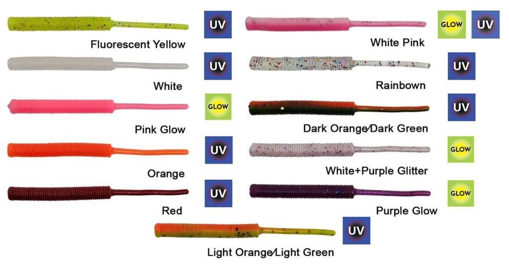 Kendo Fire Worm Lrf Silikonu 5cm 18 Adet - Görsel 2