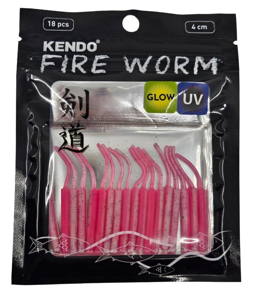 Kendo Fire Worm Lrf Silikonu 5cm 18 Adet - Görsel 3