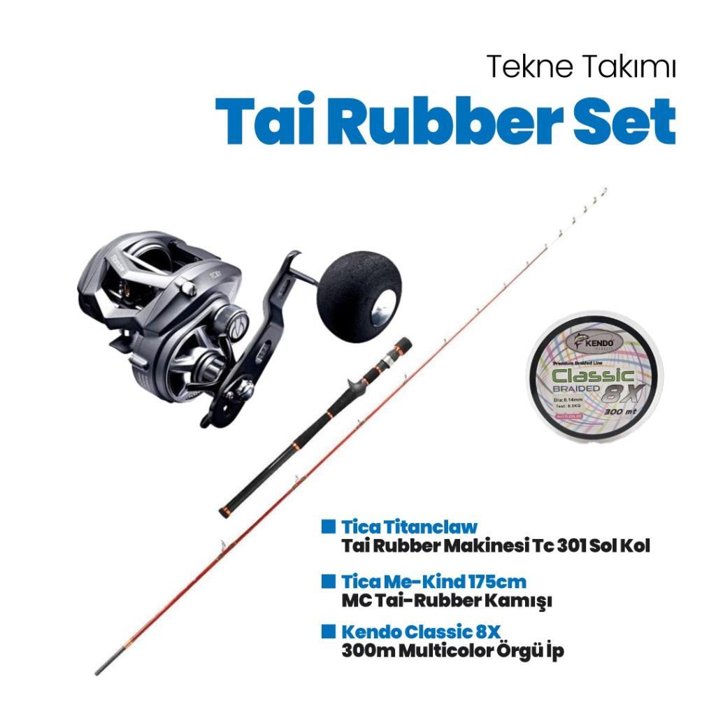 Tica Titanclaw Tai Rubber Makinesi - Tica Me-Kİnd 175cm MC Tai-Rubber Kamışı Set