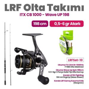 Okuma ITX 1000 HA Makine- Okuma Wave Up Power 198 cm Kamış Lrf Set-10