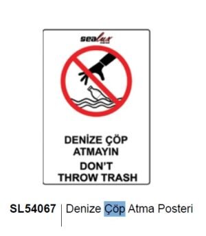 Denize Çöp Atma Posteri