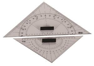 Gönye Üçgen Kılıflı 30 cm