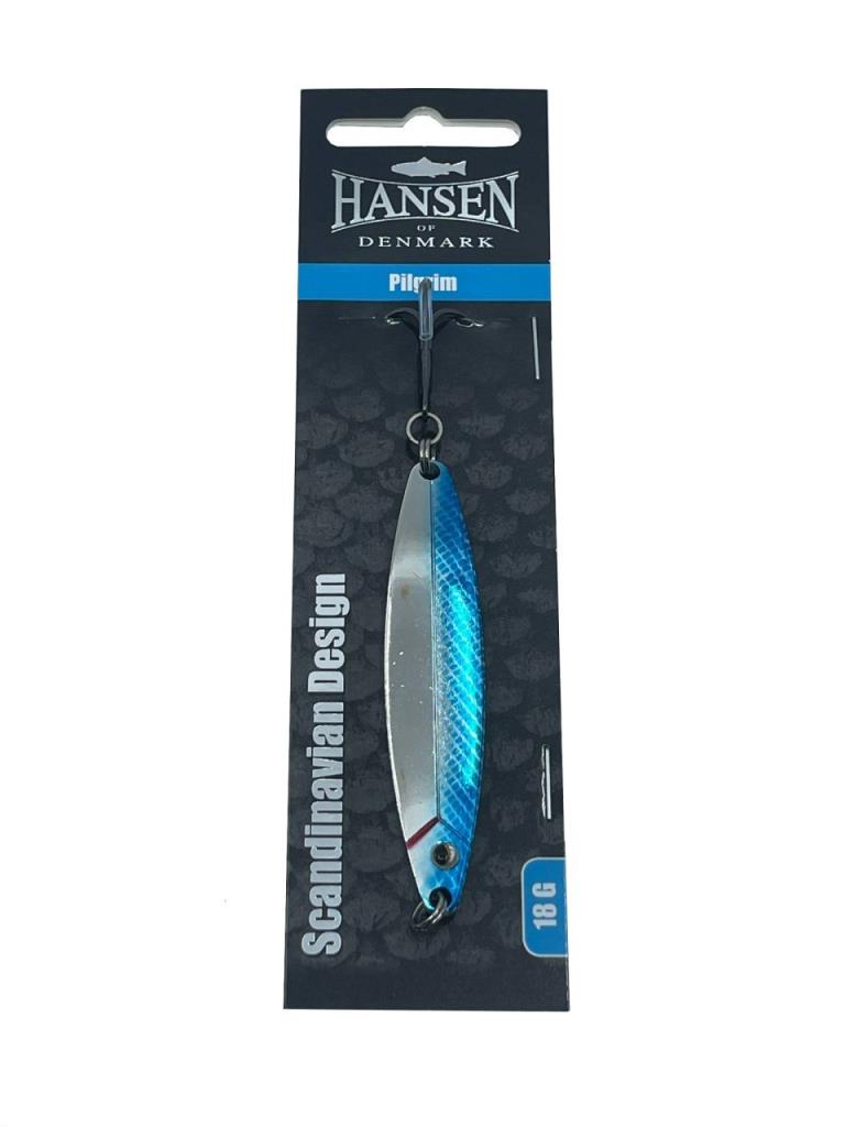 Hansen Pilgrim 8.9cm 28g Silver/Blue Kaşık - Görsel 2