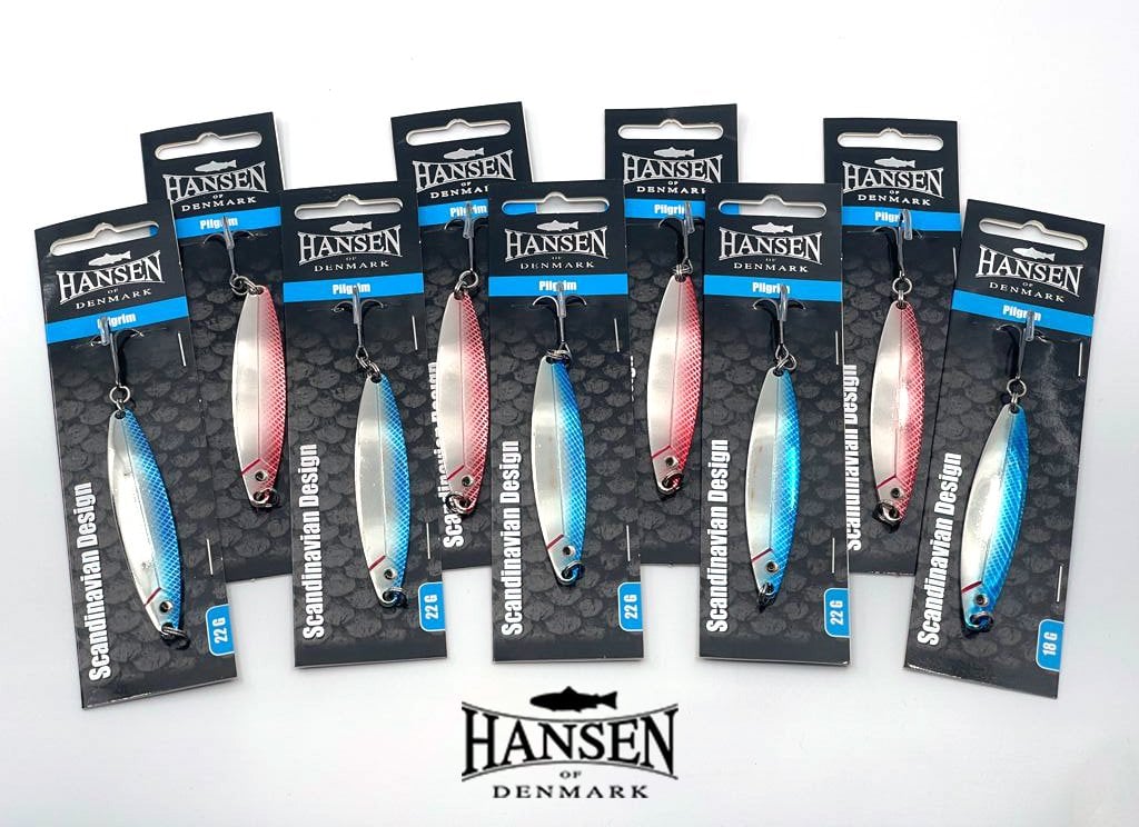 Hansen Pilgrim 8.9cm 28g Silver/Blue Kaşık - Görsel 3