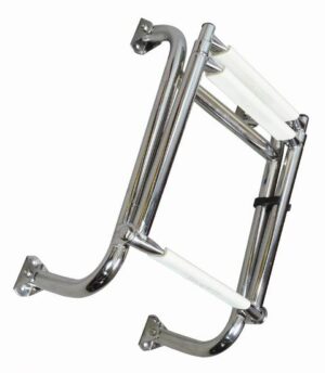 Katlanır Paslanmaz Merdiven 2+2 Basamaklı 95 cm