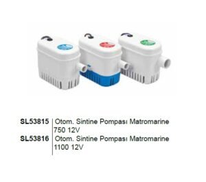 Matromarin Otomatik Sintine Pompası 1100 gph 12V