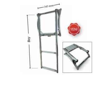 Sealux Bot Merdiveni Teleskopik CR_NI 3 Basamaklı