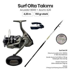 Okuma Acuador 8000 & Kendo Azurro 4.20m Surf Olta Seti 25