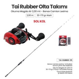 Okuma Magda Air 2,00mt - Banax Camion Lexima Çıkrık Tai Rubber Takım 05