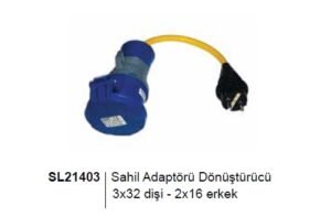 Sealux Sahil Adaptörü Dönüştürücü 3x32 Dişi - 2x16 Erkek