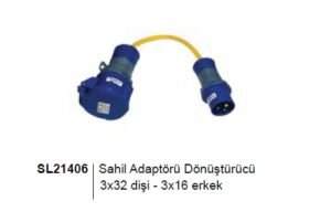Sealux Sahil Adaptörü Dönüştürücü 3x32 Dişi - 3x16 Erkek