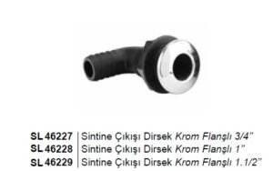 Sealux Sintine Çıkışı Dirsek Plastik