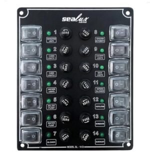 Sealux Switch Panel İzoleli Küçük 14 lu 148x185 mm