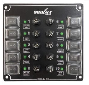 Sealux Switch Panel İzoleli Küçük 10 lu 148x145 mm