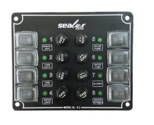 Sealux Switch Panel İzoleli Küçük 8 li 148x120 mm