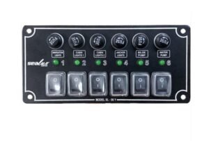 Sealux Switch Panel İzoleli Yatay 6 lı 170x80 mm