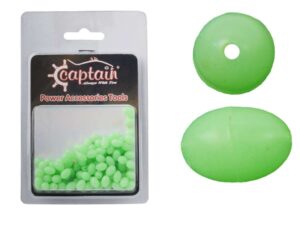 Captain Glow Boncuk Oval Çapari ve Takım Boncuğu 6 100lü Paket