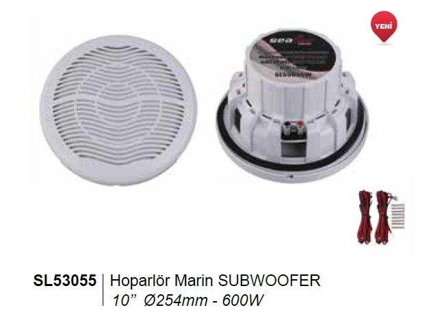 Hoparlör Marin SUBWOOFER 10’’ Ø254mm - 600W