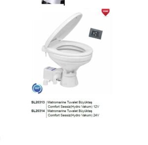 Matromarine Tuvalet Büyüktaş Comfort Sessiz(Hydro Vakum) 12V