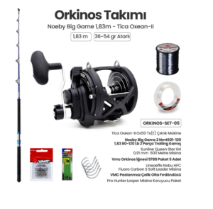 Noeby Big Game 2 Nmt601-120 183 cm Kamış - Tica Oxean-II Ox50 Ts(E) Çıkrık Makine - Orkinos Seti 05