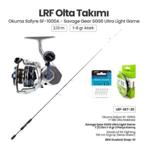 Okuma Safyre SF-1000A & Savage Gear SGS6 LRF Olta Takımı-20