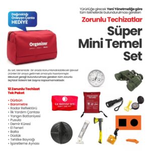 Süper Mini Temel Set – Yeni Yönetmeliğe Uygun Zorunlu Tekne Teçhizatı