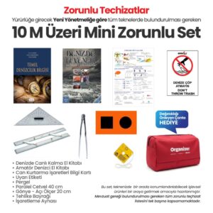 10 Metre Üzeri Tekneler İçin Mini Zorunlu Teçhizat Seti