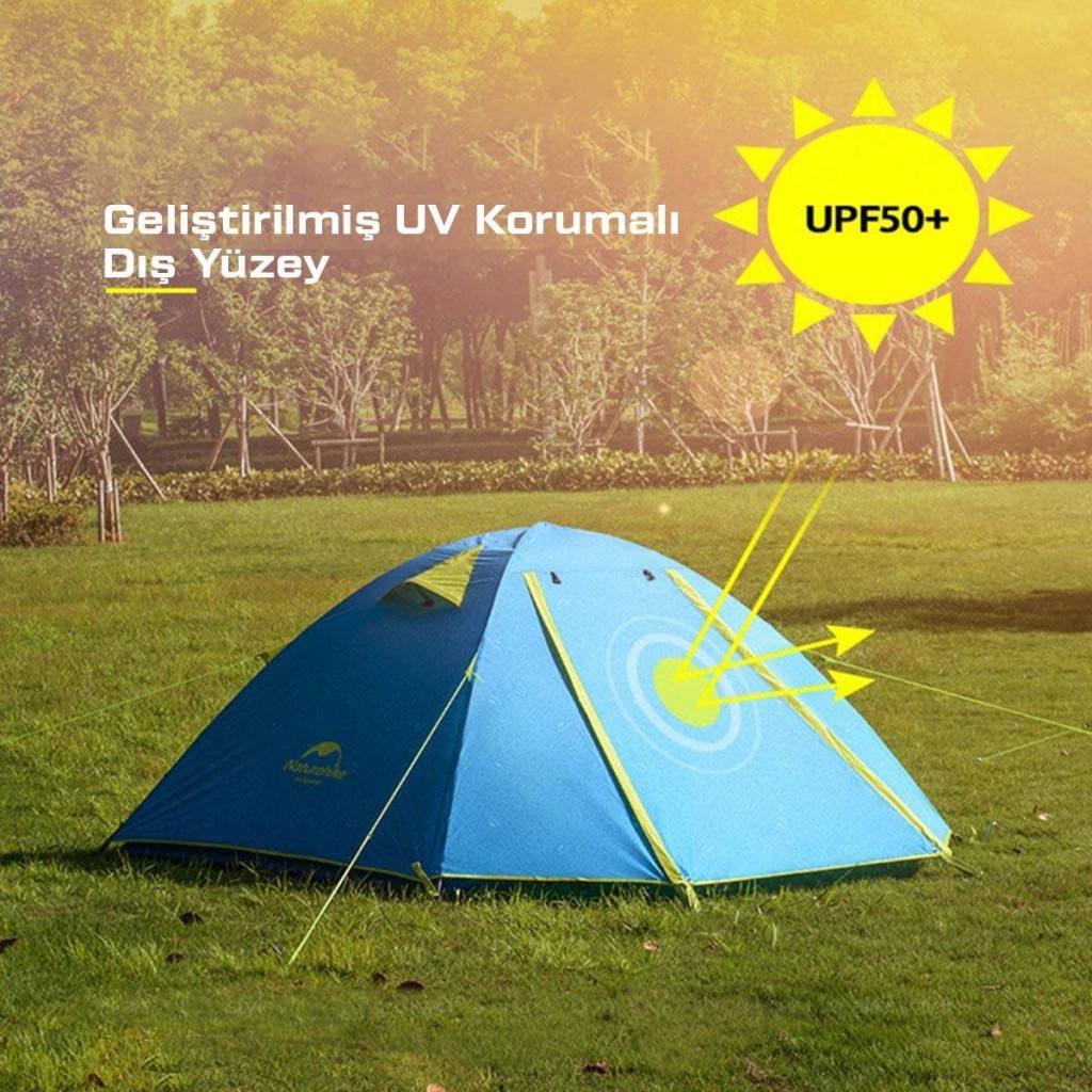 Naturehike P-Serisi 2 Kişilik Kamp Çadırı - Görsel 3