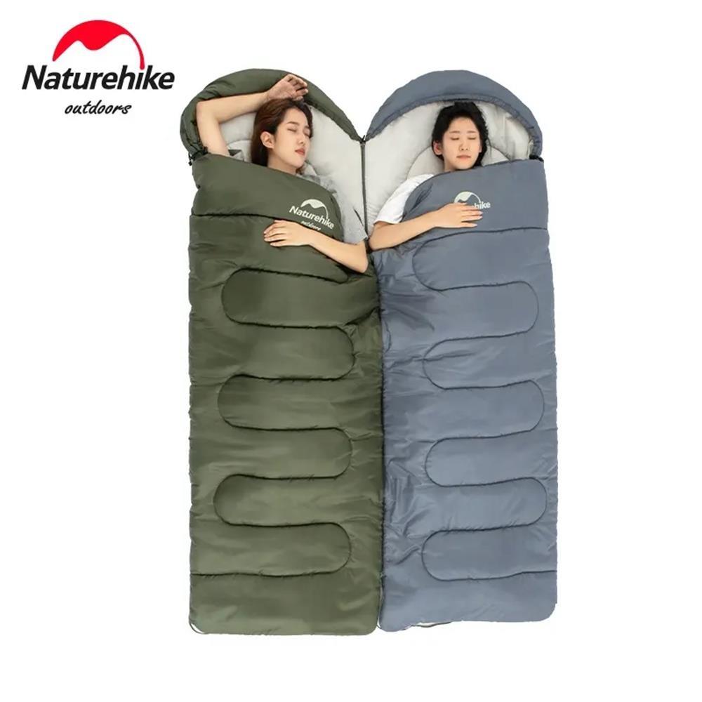 Naturehike Y150L Zarf Tarzı Kapüşonlu Pamuklu Uyku Tulumu -6°C - Görsel 2