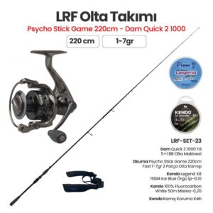 Okuma Psycho Stick Game 220cm Fast - Dam Quick 2 1000 Fd Olta Makinesi