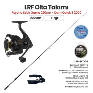 Okuma Psycho Stick Game 220cm Fast - Dam Quick 3 2000 Fd Olta Makinesi