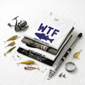 Balıkçılık Temalı Tişört - Calm Down and Fish Tshirt - Görsel 11