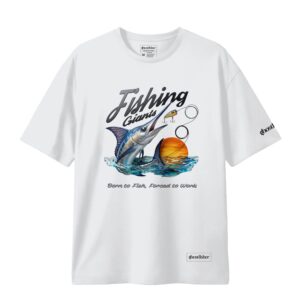 Balıkçılık Temalı Tişört - Fishing Giants Swordfish Tshirt