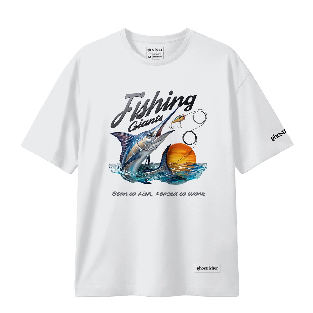 Balıkçılık Temalı Tişört - Fishing Giants Swordfish Tshirt