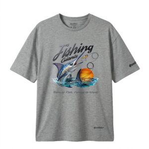 Balıkçılık Temalı Tişört - Fishing Giants Swordfish Tshirt - Görsel 4