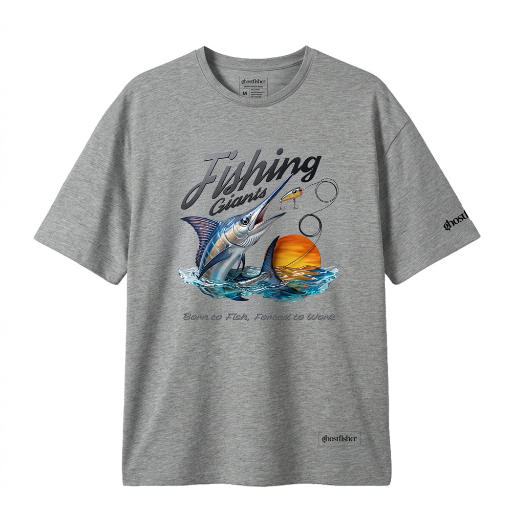 Balıkçılık Temalı Tişört - Fishing Giants Swordfish Tshirt - Görsel 4