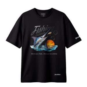 Balıkçılık Temalı Tişört - Fishing Giants Swordfish Tshirt - Görsel 5