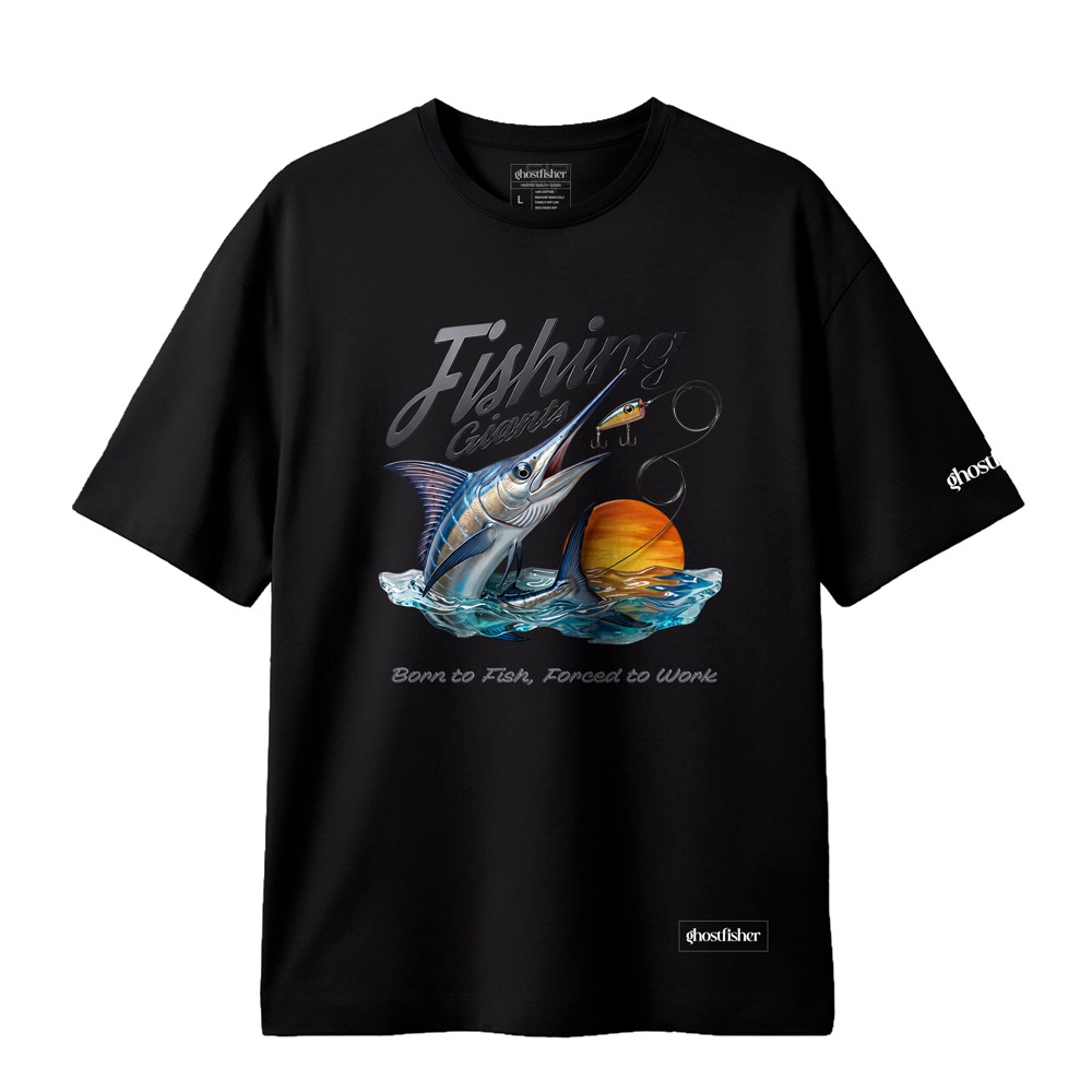 Balıkçılık Temalı Tişört - Fishing Giants Swordfish Tshirt - Görsel 5