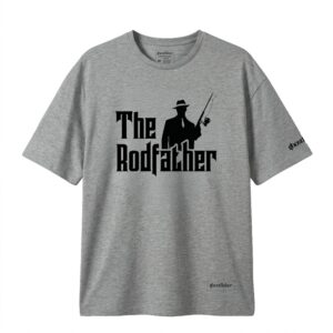 Balıkçılık Temalı Tişört - The Rodfather Tshirt - Görsel 4