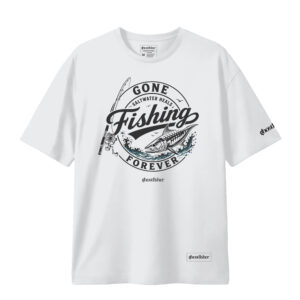 Balıkçılık Temalı Tişört - Fishing Forever